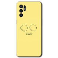 OPPO Oppo Reno 6 Kılıf HD Desen Baskılı Arka Kapak - Be Honest