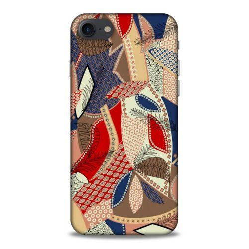 Lopard Apple Iphone 8 Uyumlu Kılıf Soyut Sanat (41) Baskılı Tank Kılıf