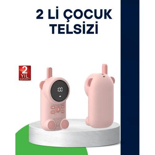 Lcd Ekranlı Bebek Telsizi – İki Yönlü Ses, Uzun Menzil, Çocuk Dostu Tasarım