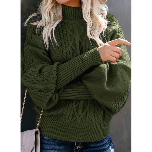 Kadın Uzun Kollu Balıkçı Yaka Triko Kazak