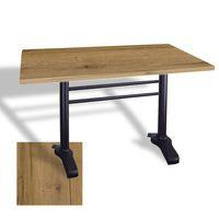 Dockers Çipa 3010 Döküm Ayak Masa 80x140 cm - (Werzalit, Wermodin ve Allzalit Tabla) - Canyon Palace Oak