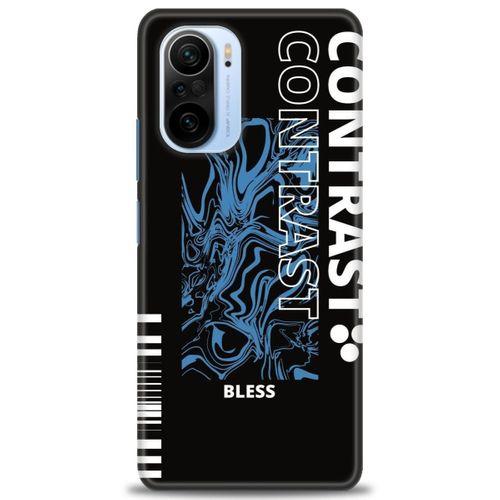Xiaomi Redmi K40 Pro Kılıf HD Baskılı Kılıf - Bless + Tam Ekran Koruyucu
