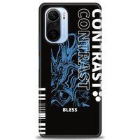 Xiaomi Redmi K40 Pro Kılıf HD Baskılı Kılıf - Bless + Tam Ekran Koruyucu