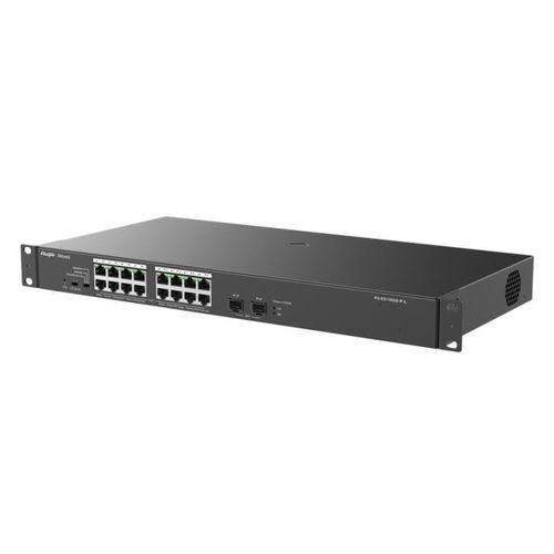 RUIJIE REYEE RG-ES118GS-P-L 16 PORT GIGABIT + 2 PORT 1GB SFP 247W POE RACKMOUNT SWITCH