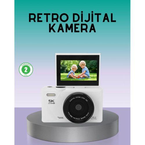 Wifi Bağlantılı 5k Ultra Hd Dijital Kamera 75mp Otofokus