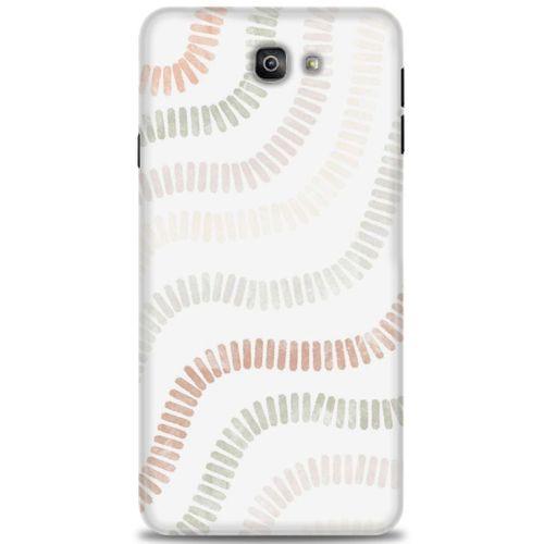 Samsung Galaxy J7 Prime Kılıf HD Baskılı Kılıf - Renkli Mozaik + Tam Ekran Koruyucu