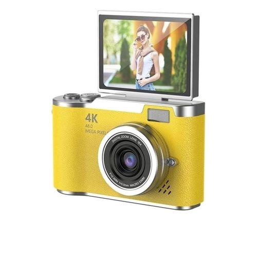 4k Dijital Retro Video Kamera 48mp 18x Zoom Flaşlı 32gb Kart Dijital Vlog Fotoğraf Makinesi Türkçe