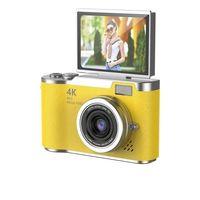 4k Dijital Retro Video Kamera 48mp 18x Zoom Flaşlı 32gb Kart Dijital Vlog Fotoğraf Makinesi Türkçe