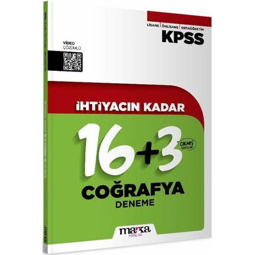 KPSS İhtiyacın Kadar Coğrafya 19 Deneme Marka Yayınları