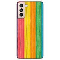 Lopard Samsung Galaxy S21 Plus Uyumlu Kılıf Wood'X (28) Arka Kapak Desenli