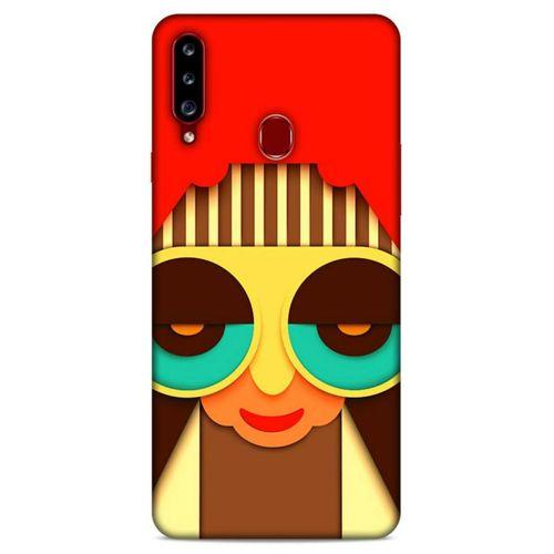 Lopard Samsung Galaxy A20s Uyumlu Kılıf Soyut Sanat (5) Baskılı Koruma Kabı