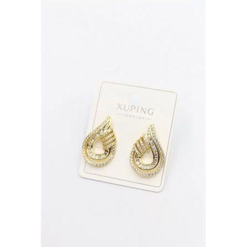 Taşlı Küpe - Altın