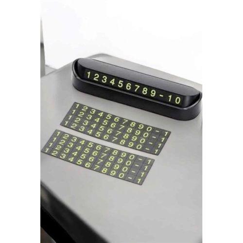 Araba Park Numaratörü Araç İçi Numaralık Değiştirilebilir Çevirmeli Mini