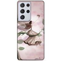 Lopard Samsung Galaxy S21 Ultra Uyumlu Kılıf Y.Liva-2020 Seri Sarmaşık Perisi Thin Fit Kılıf