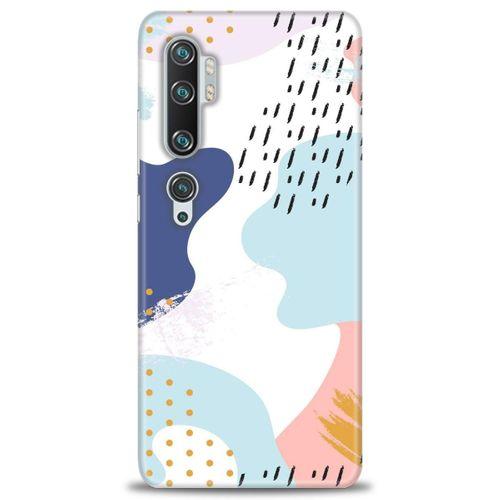 Xiaomi Mi Note 10 Kılıf HD Baskılı Kılıf - Renkler Renkler + Tam Ekran Koruyucu