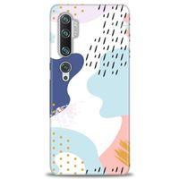Xiaomi Mi Note 10 Kılıf HD Baskılı Kılıf - Renkler Renkler + Tam Ekran Koruyucu