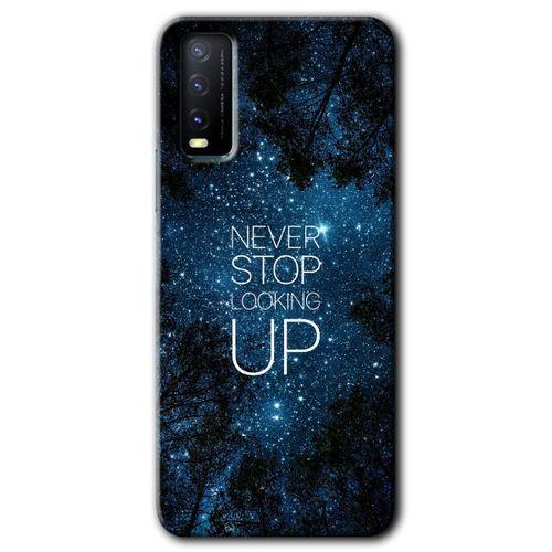 Vivo Y11s Kılıf HD Desen Baskılı Arka Kapak - Stars Wallpaper + Kırılmaz Cam