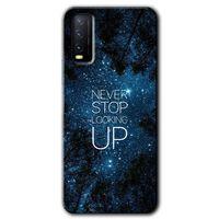 Vivo Y11s Kılıf HD Desen Baskılı Arka Kapak - Stars Wallpaper + Kırılmaz Cam