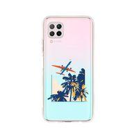 Huawei P40 Lite Time To Travel Desenli Premium Şeffaf Silikon Kılıf