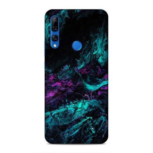 Huawei Y9 Prime 2019 Kılıf Dagilmis Murekkep Arka Kapak Silikon Koruma Full Koruyucu
