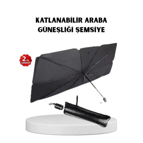 Katlanabilir Ön Cam Güneşliği Şemsiye – Her Araca Uygun Isı Ve Işık Koruması