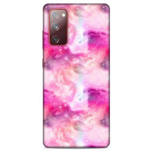 Mermer Desenli (5) Tema Koruma Kabı Fuşya Samsung Galaxy S20 Fe Kılıf