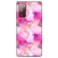 Mermer Desenli (5) Tema Koruma Kabı Fuşya Samsung Galaxy S20 Fe Kılıf