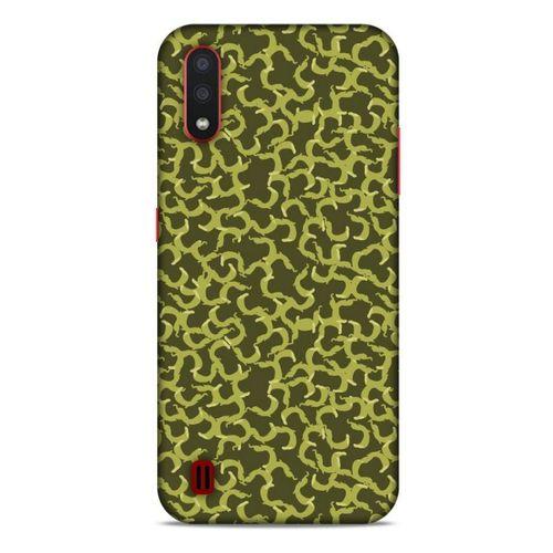 Kamuflaj 93 Samsung Galaxy A01 Kılıf Silikon Kapak