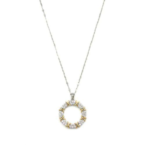 XOX Halka Kolye - Gümüş