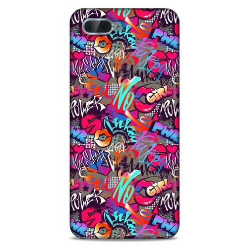 Graffitix (8) Desenli Silikon Kapak Oppo Rx17 Neo Kılıf