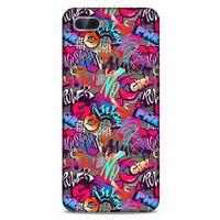 Graffitix (8) Desenli Silikon Kapak Oppo Rx17 Neo Kılıf