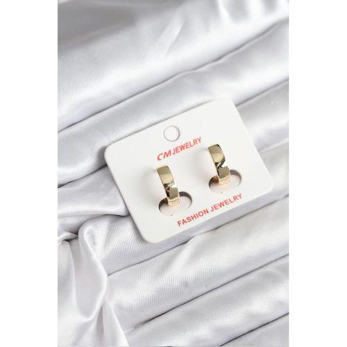 14K Gold Renk Kaplama CM Kadın Küpe