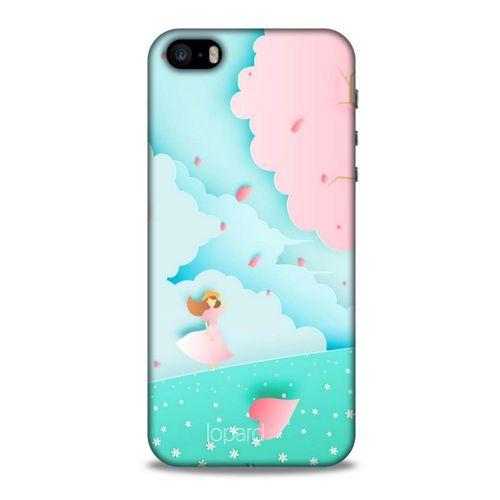 Apple Iphone 5S Kılıf Pastel Renkler (45) Liquid Air Kılıf Mavi Toz Pembe