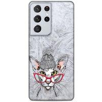 Lopard Samsung Galaxy S21 Ultra Uyumlu Kılıf Animax (35) Fit Design Kılıf