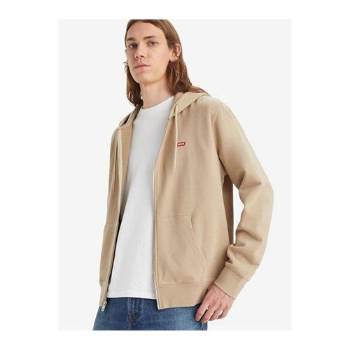 Levis Renksiz Erkek Kapüşon Normal Düz  Önden fermuarlı Sweatshirt A7770-0002