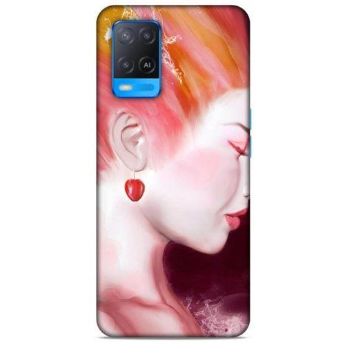 Oppo A54 4G Uyumlu Kılıf Pembe Delisi (26) Tpu Silikon Kılıf Kiraz