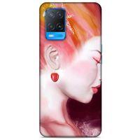 Oppo A54 4G Uyumlu Kılıf Pembe Delisi (26) Tpu Silikon Kılıf Kiraz