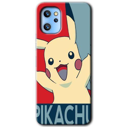 Reeder S19 Max Pro Kılıf HD Desen Baskılı Arka Kapak - Pikaçhu