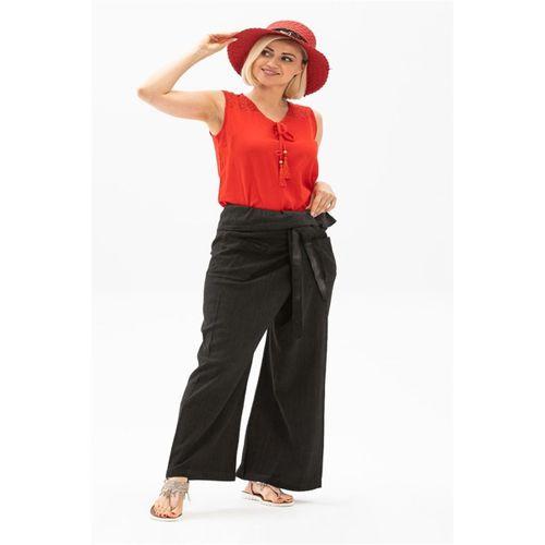 Kadın Şile Bezi Thai Balıkçı Yazlık Pantolon Füme Fm