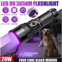 F-365 Uv 20w Şarjlı 26650 Pilli Profesyonel El Feneri