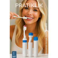 Kapaklı Diş Fırçası - Seyahat Kapaklı Diş Fırçası - Hijyenik Koruma, Pratik ve Kompakt Model