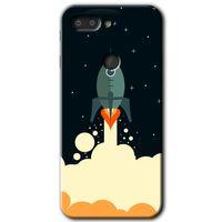 MRCİLETİSİM General Mobile GM 9 Pro Kılıf HD Desen Baskılı Arka Kapak + Temperli Cam - Space Smoke