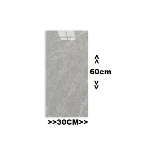 Kendinden Yapışkanlı 1 Adet 30x60cm Gri Mermer Desenli Esnek Banyo Wc Duvar Paneli Kağıdı Tx-058