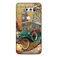 Retro (37) Desen Silicone Cover Renkli LG K40S Kılıf