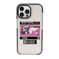 iPhone 13 Pro Sydney Ticket Candy Bumper Darbe Emci Silikonlu Telefon Kılıfı