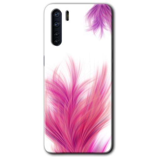 Potkal Hediye Fabrikası Oppo A91 Kılıf HD Baskılı Desen + Hayalet Cam Yandan Görünmez