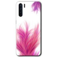 Potkal Hediye Fabrikası Oppo A91 Kılıf HD Baskılı Desen + Hayalet Cam Yandan Görünmez