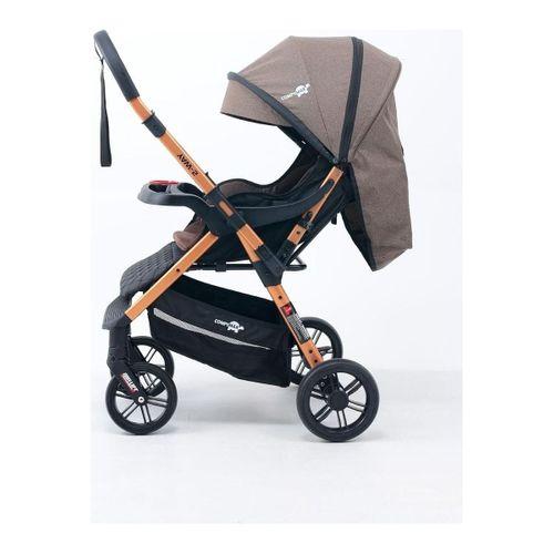 Comfymax 2-Way Çift Yönlü Bebek Arabası – Wood Brown