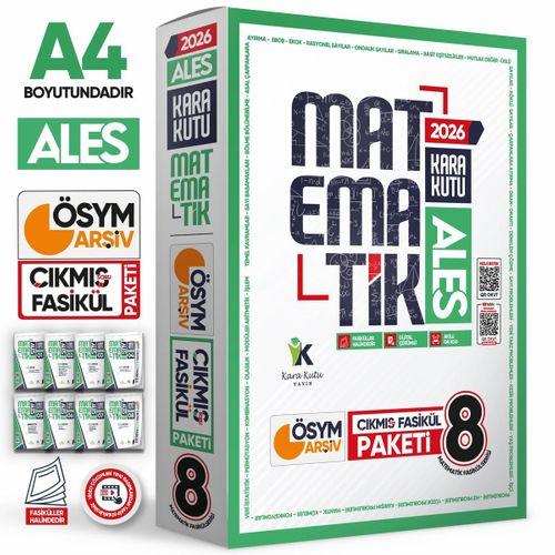 2026 ALES MATEMATİK Kara Kutu 8li Fasikül SETİ ÖSYM Çıkmış Soru Bankası Çözümlü Modüler PAKET