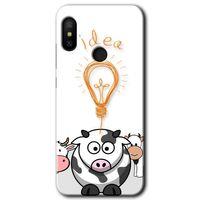 Potkal Hediye Fabrikası Xiaomi Mi A2 Lite Kılıf HD Desen Baskılı Arka Kapak - İdea Lamp